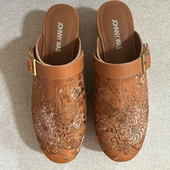 Johnny Was Embroidered Mules NEW - Picture 11 of 11
